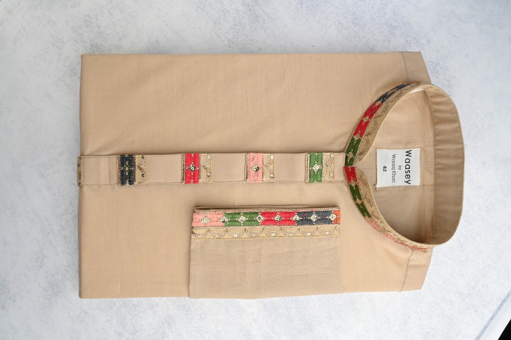 Beige Panjabi